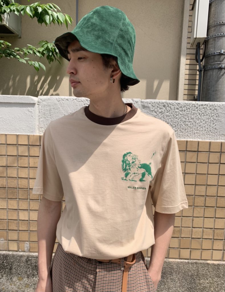 WalesbonneWales bonner 22ss リンガーT - Tシャツ/カットソー(半袖/袖